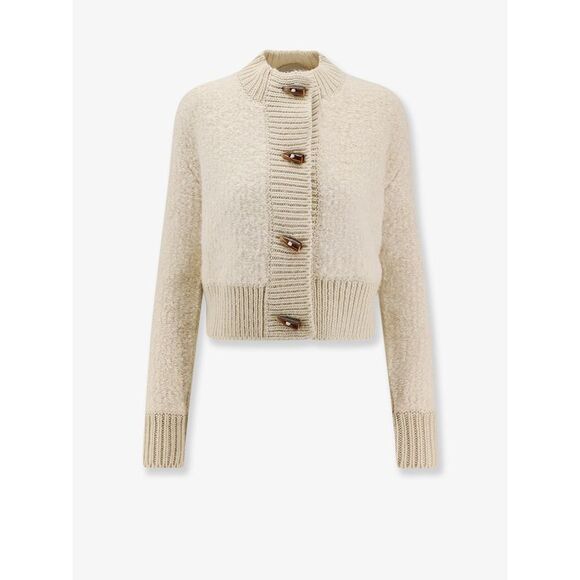 Golden Goose Deluxe Brand Women Oxa Boucle Wool Blend Cardigan - Picture 1 of 2